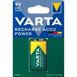 Varta Recharge Charge Accu Power 9v 200mah 1 Pack - Batteri