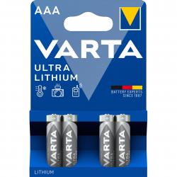 Varta Professional Lithium Aaa 4 Pack (b) - Batteri