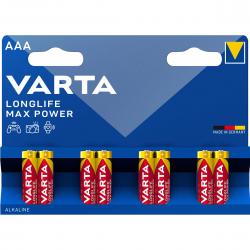 Varta Longlife Max Power Aaa 8 Pack (b) - Batteri