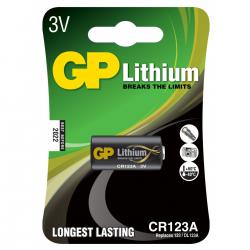 GP Lithium 3V CR123A Batteri